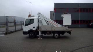 774355 NISSAN CABSTAR 3511 WCOMILEV EN100TVL WORK LIFT 1000CM 0807 [upl. by Reprah]