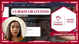 PASSO A PASSO PARA FAZER CURSOS GRATUITOS PELA FUNDAÇÃO BRADESCO [upl. by Curnin]