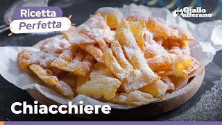 CHIACCHIERE – Il dolce più amato di Carnevale 🎭🥳🎊 [upl. by Cochrane]