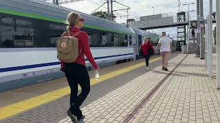 Lukow and Siedlce Train Station Polish Trains [upl. by Yroffej]