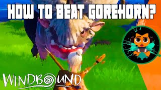 How to Defeat Gorehorn In Windbound  Tips on Windbound Combat [upl. by Adniral]