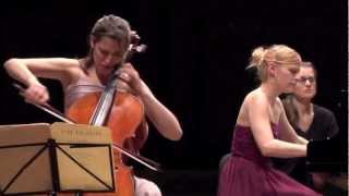 Brahms Sonata op38 1st mvt Camille Thomas and Beatrice Berrut [upl. by Grant538]