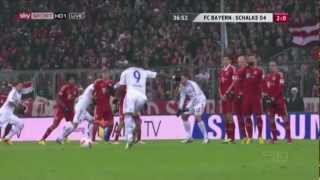 Worst FreeKick Ever Michel Bastos FreeKick vs Bayern München [upl. by Hedva444]