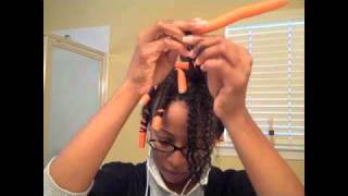 Flexi Rod Set Twist Out Funk Tutorial [upl. by Pas123]