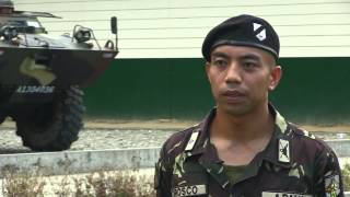 Exercise Balikatan 2014 Philippine Army 2nd Lt Iñigo C Orosco II Interview [upl. by Nahsaj563]