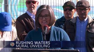 Rushing Waters Mural Unveiling [upl. by Lyret]