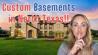 Insane Basements in North Dallas TX Luxury Homes in Celina TX with CUSTOM Basements [upl. by Ritchie]