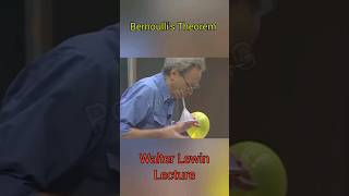 Understanding Bernoullis Theorem Walter Lewin Lecture shorts physics [upl. by Naima]