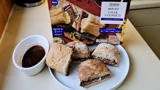 New STEAK SANDWICH amp BEEF DRIPPING Gravy MEAL KIT Review [upl. by Aimahc]