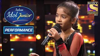 Sugandhas Sweet And Melodious Performance  Indian Idol Junior [upl. by Aical]