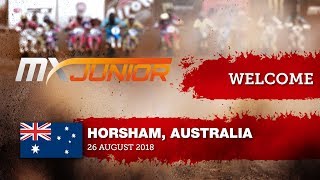 Welcome to Horsham  Junior Motocross World Championship 2018 Australia [upl. by Lock]