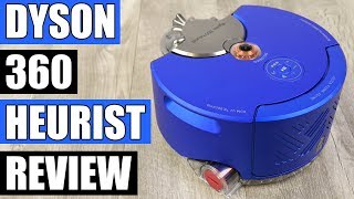 Dyson 360 Heurist  Dyson Is Thinking Outside the Box  Robot Vacuum Review [upl. by Noraf810]