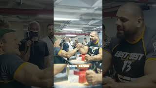 devon larratt vs Levan saginashvili💀 armwrestling shorts [upl. by Ahsaten671]