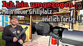 Mein neuer Grillplatz  Grillhütte endlich fertig  The BBQ Bear [upl. by Ebocaj]