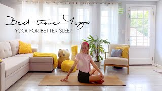 Bedtime Yoga  Yoga for Better Sleep  Yoga for Relaxation and Insomnia  Grounding Yoga Flow [upl. by Jule]