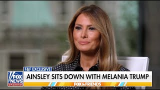 First Lady Melania Trumps Full Interview on Fox amp Friends [upl. by Anivram]