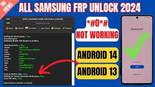 🔥Latest Tool🔥 Samsung FRP Bypass 2024 Android 1413 Latest Security 100000 Working Tool [upl. by Suez]