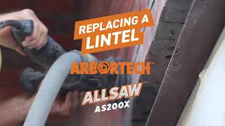 Lintel Repair in Masonry Walls  AS200X Arbortech Tools [upl. by Fina838]