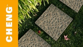 Make DIY Garden Stepping Stones with CHENG Outdoor Concrete Mix [upl. by Chamberlain]