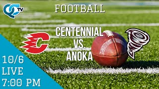 Football Centennial  Anoka  Anoka High School  QCTV [upl. by Eugor]