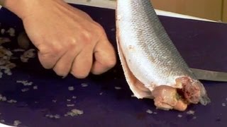 How to prepare a whole fish  GoodFoodcom  BBC Food [upl. by Armanda]