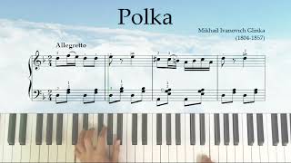 Grade 2 Piano Polka in D minor by Mikhail Glinka piano [upl. by Mohorva]