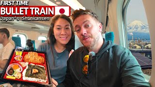 HOW TO RIDE the BULLET TRAIN in Japan Shinkansen amp Bento Lunch Experience  Fastest Train [upl. by Maxie775]