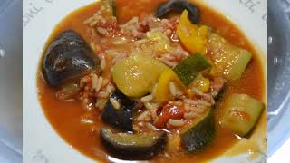 Riz lardons en ratatouille recette cookeo [upl. by Nazus361]