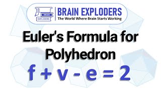 Proof of Eulers Formula for Polyhedron  Used since childhood but ever tried to prove [upl. by Lerim]