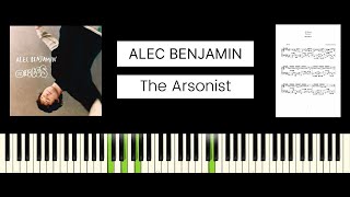 Alec Benjamin  The Arsonist BEST PIANO TUTORIAL amp COVER [upl. by Viviana442]