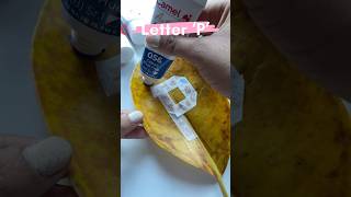 Letter p youtube diy easypaniting drawing art paniting artandcraft letter youtubeshorts [upl. by Siesser535]