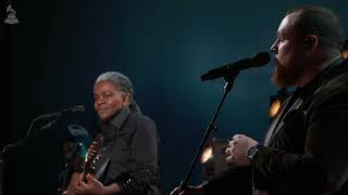 Watch LUKE COMBS amp TRACY CHAPMAN Perform quotFAST CARquot at the 2024 GRAMMYs [upl. by Ttemme]