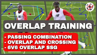 Training 7 Overlap session passing combination overlap and crossing 6v6 SSG [upl. by Eckel175]