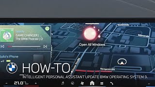 HowTo The New BMW Intelligent Personal Assistant in BMW Operating System 9 [upl. by Adnoek773]