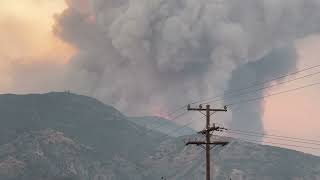 Yucaipa and Mentone CA under mandatory fire evacuation [upl. by Tdnaltroc]