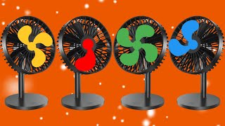 Colourful Fan Spinning [upl. by Lowrance]