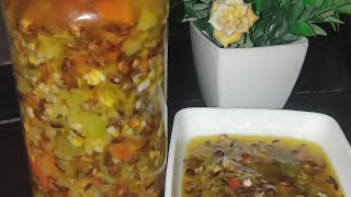 harimirch chatpati chatni foodielovers8996 lehsan hari mirch chatni try must [upl. by Yesrej]