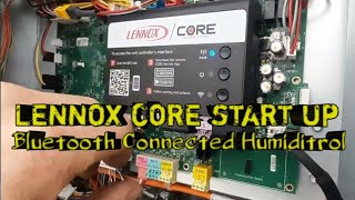 Lennox Humiditrol package unit walk through inspection hvac hvaclife hvacservice commercialhvac [upl. by Alleynad]