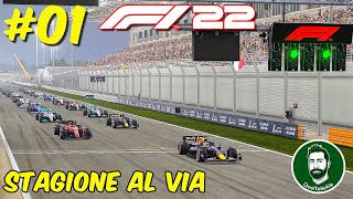 F1 2022  Gameplay ITA  MyTeam 01  LESORDIO IN BAHRAIN [upl. by Leima]