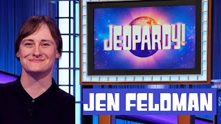 Who is JEN FELDMAN from Jeopardy CONTESTANT Profile amp Life EXPLAINED [upl. by Howlyn]