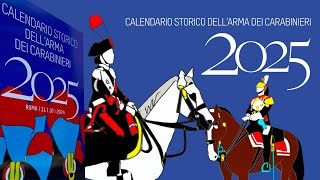 CALENDARIO STORICO DELLARMA DEI CARABINIERI 2025  MARCO LODOLA Official [upl. by Eisnil644]