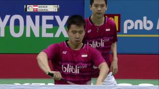 Yonex Sunrise India Open 2017  Badminton SF M3MD  GidSuk vs ConKol [upl. by Nasus]