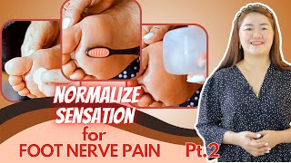 Nerve Pain in Foot Desensitization Method at Home to Normalize Sensation in the Foot  Doc Cherry [upl. by Gnoc]