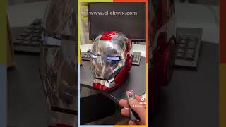 Iron Man Helmet Just for Rs 25499  Deluxe Edition LED Light Voice amp Remote Control Openable 02 [upl. by Zoldi636]