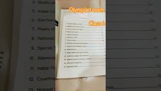 Olympiad exam class 6 [upl. by Aztiley]