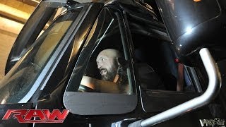 Big Show crashes into the Raw arena in a semitruck Raw Oct 21 2013 [upl. by Dnalro]