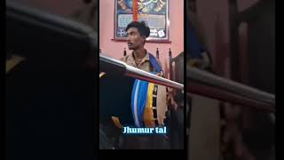 Jhumur tal Play on bangla dhol new song like music trneding love [upl. by Yelrebmik]