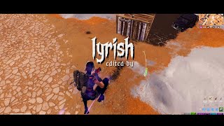 SICKO MODE🤩  Fortnite Montage  lyrish highlights 3 [upl. by Elicec]