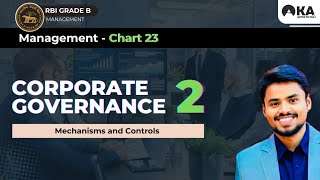 RBI GRADE B  Mechanism of CORPORATE GOVERNANCE  Management Full course  Chart 23 by Aryan [upl. by Hadrian]