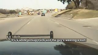 Texas Ranger pulls gun on driver who flipped him off [upl. by Adest387]